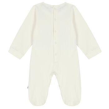 Ivory & Gold Logo Babygrow