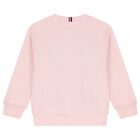 Girls Pink Snoopy Logo Sweatshirt, 2, hi-res