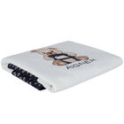 بطانية بالشعار باللون الكحلي والأبيض, 1, hi-res