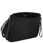 Black Ikonik Karl Logo Changing Bag, 1, hi-res