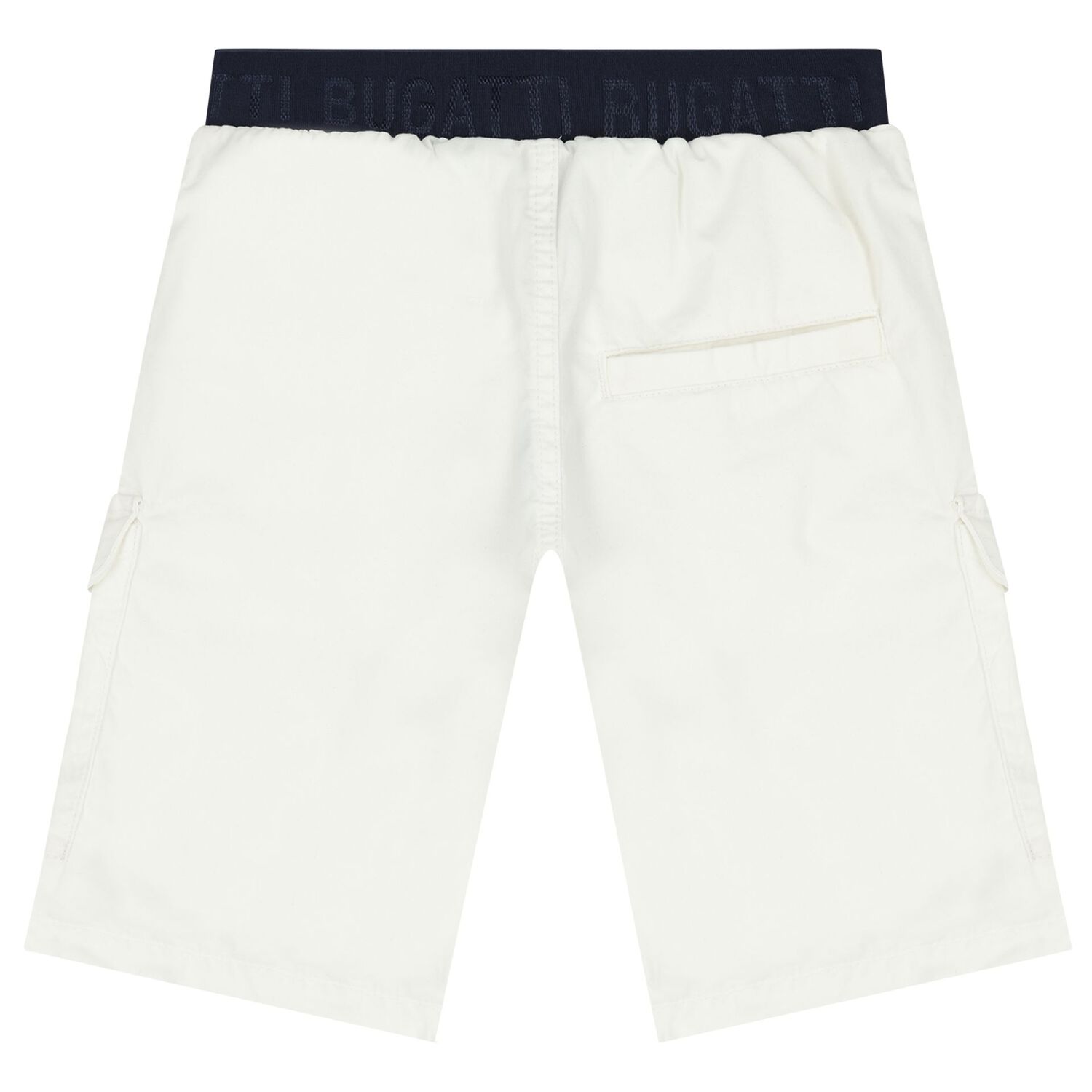 Boys White Logo Shorts , 1, hi-res