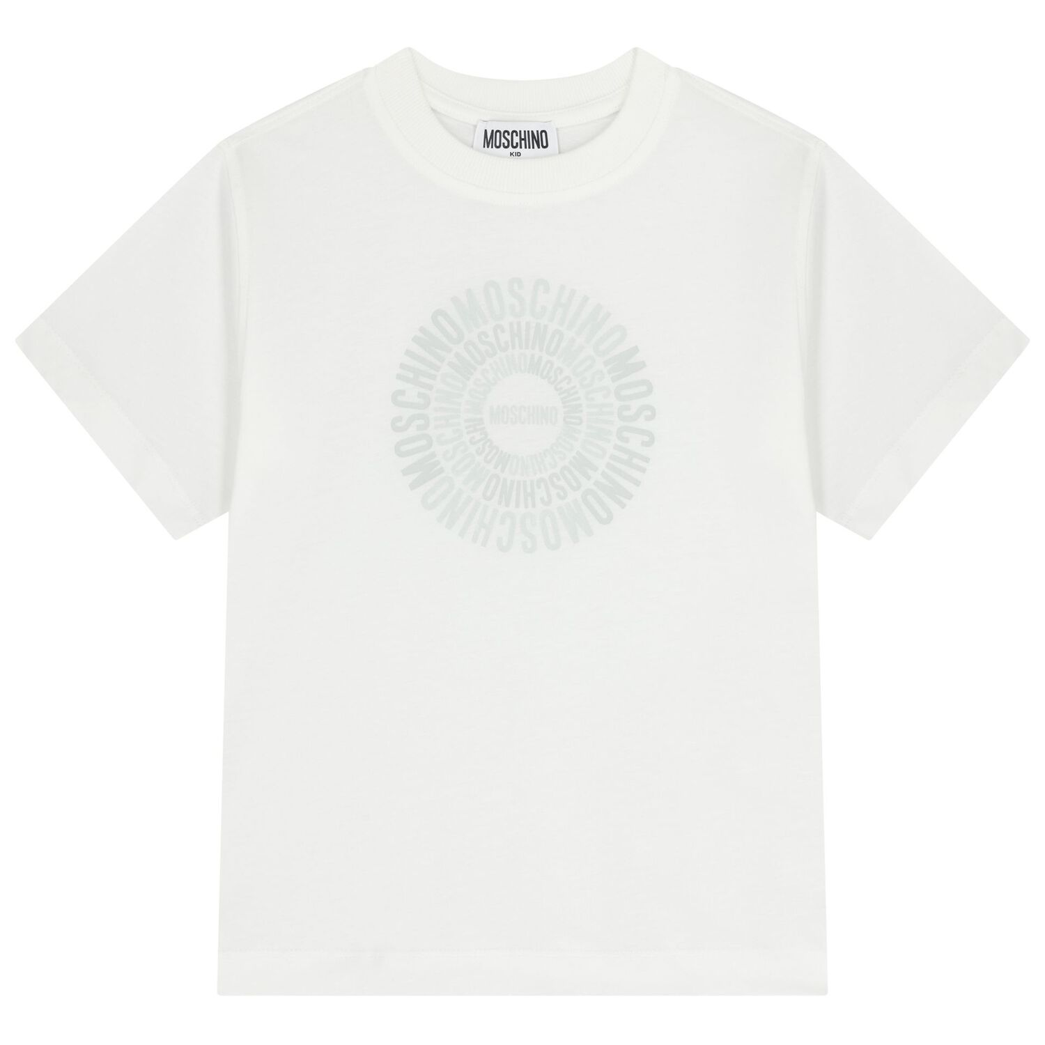 Boys White Logo Shorts Set, 1, hi-res