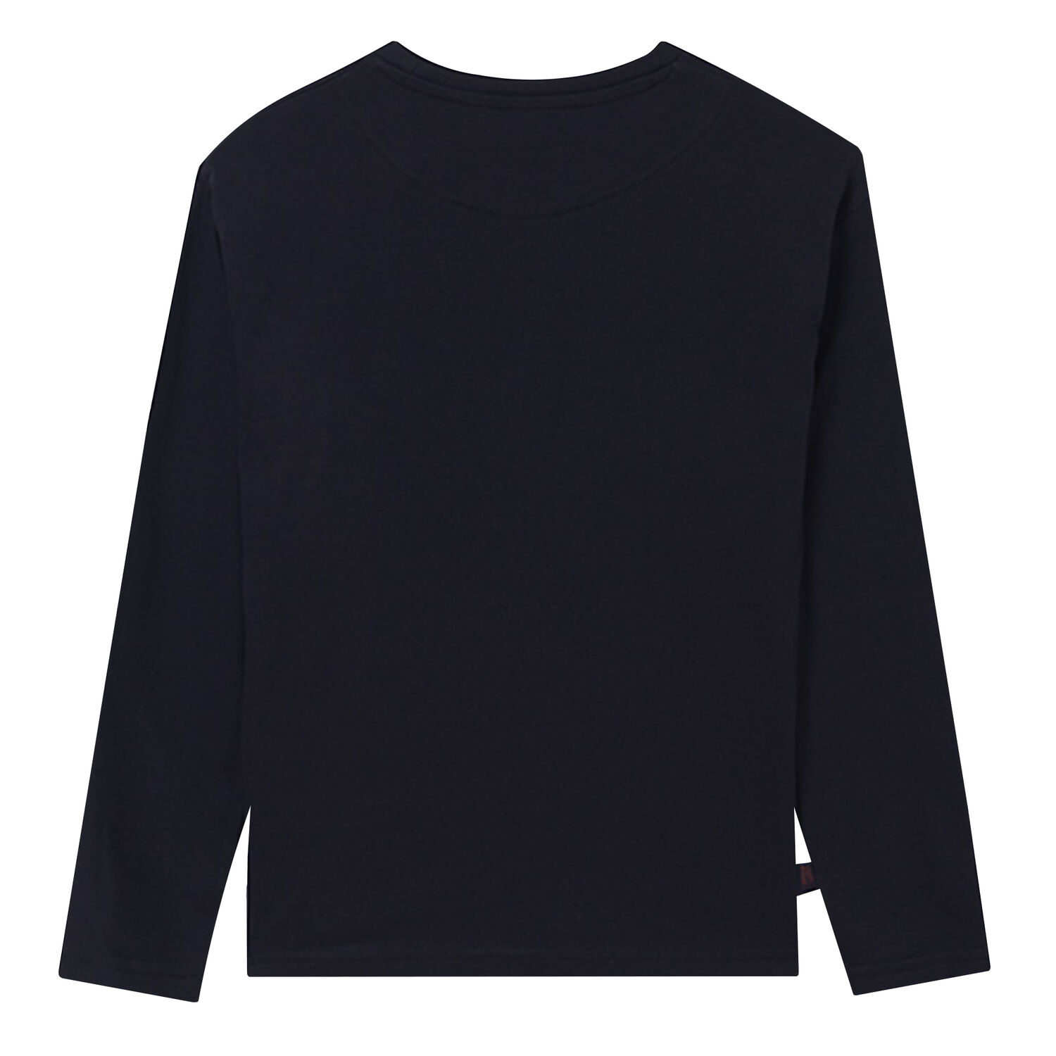 توب بأكمام طويلة باللون الكحلي للأولاد, 1, hi-res