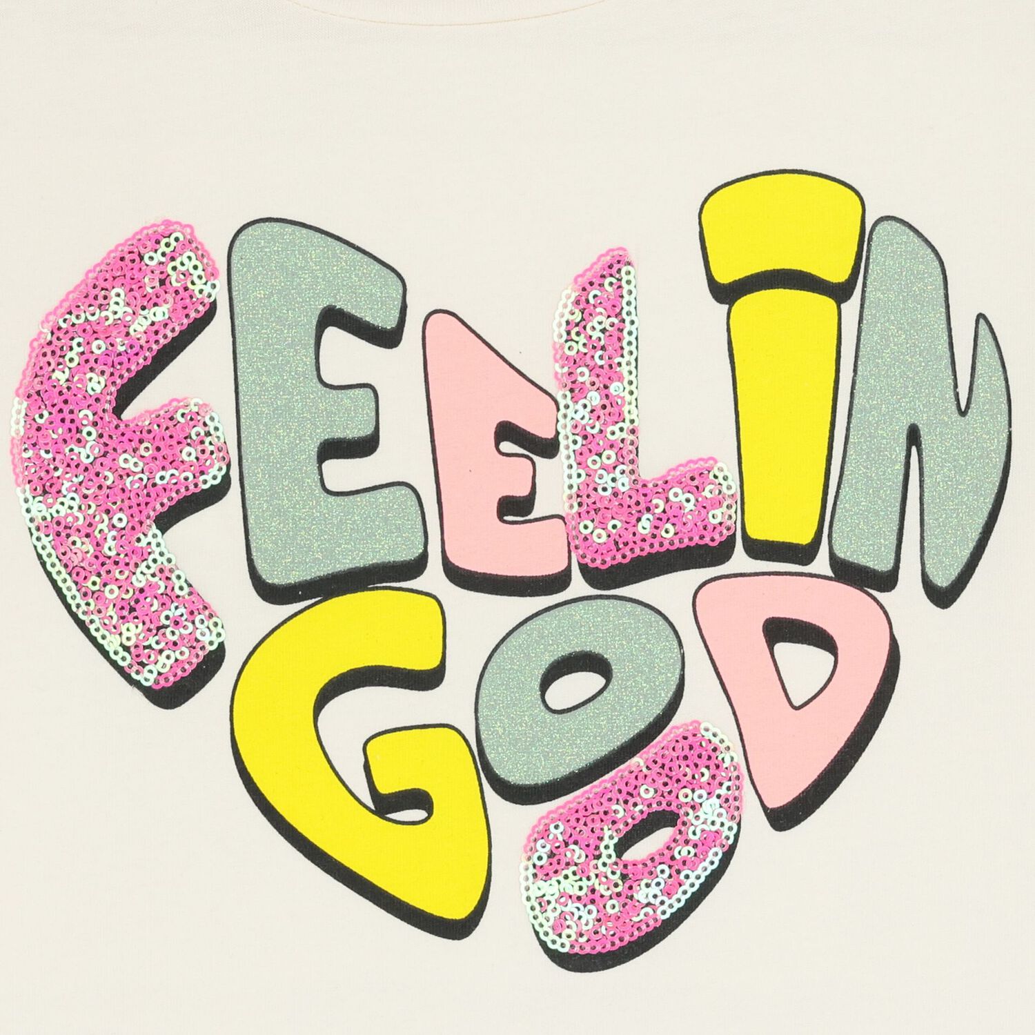 Girls Ivory Long Sleeve Top, 1, hi-res