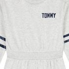 Girls Grey Logo Dress, 1, hi-res