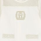 Ivory & Gold Logo Babygrow Gift Set , 1, hi-res