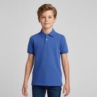Boys Blue Polo Shirt, 1, hi-res