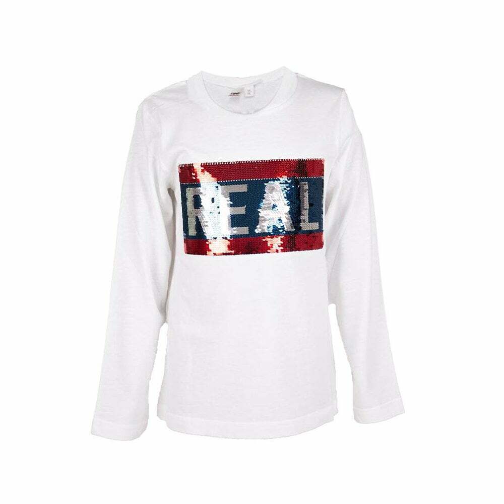 ladies white sequin top