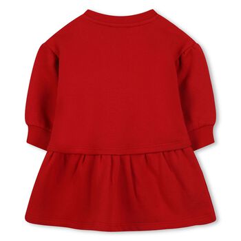 Younger Girls Red Logo Dress
