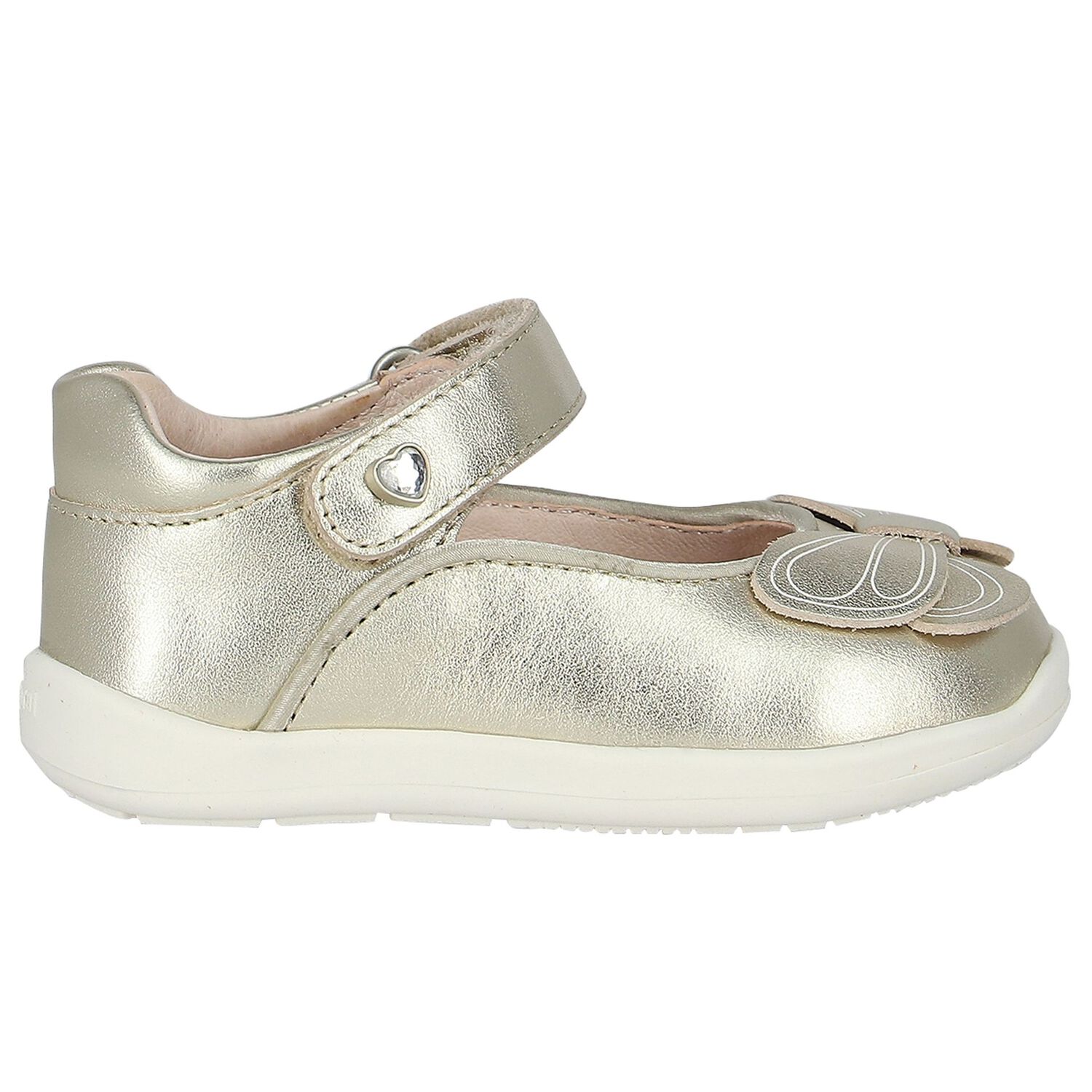 حذاء بنات ما قبل المشي باللون الذهبي, 1, hi-res image number null