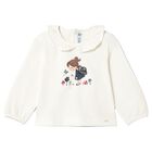 Younger Girls White Fairy Long Sleeve Top, 3, hi-res