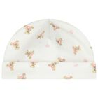 طقم هدايا ملابس اطفال بتصميم دب بولو ابيض للبنات , 1, hi-res