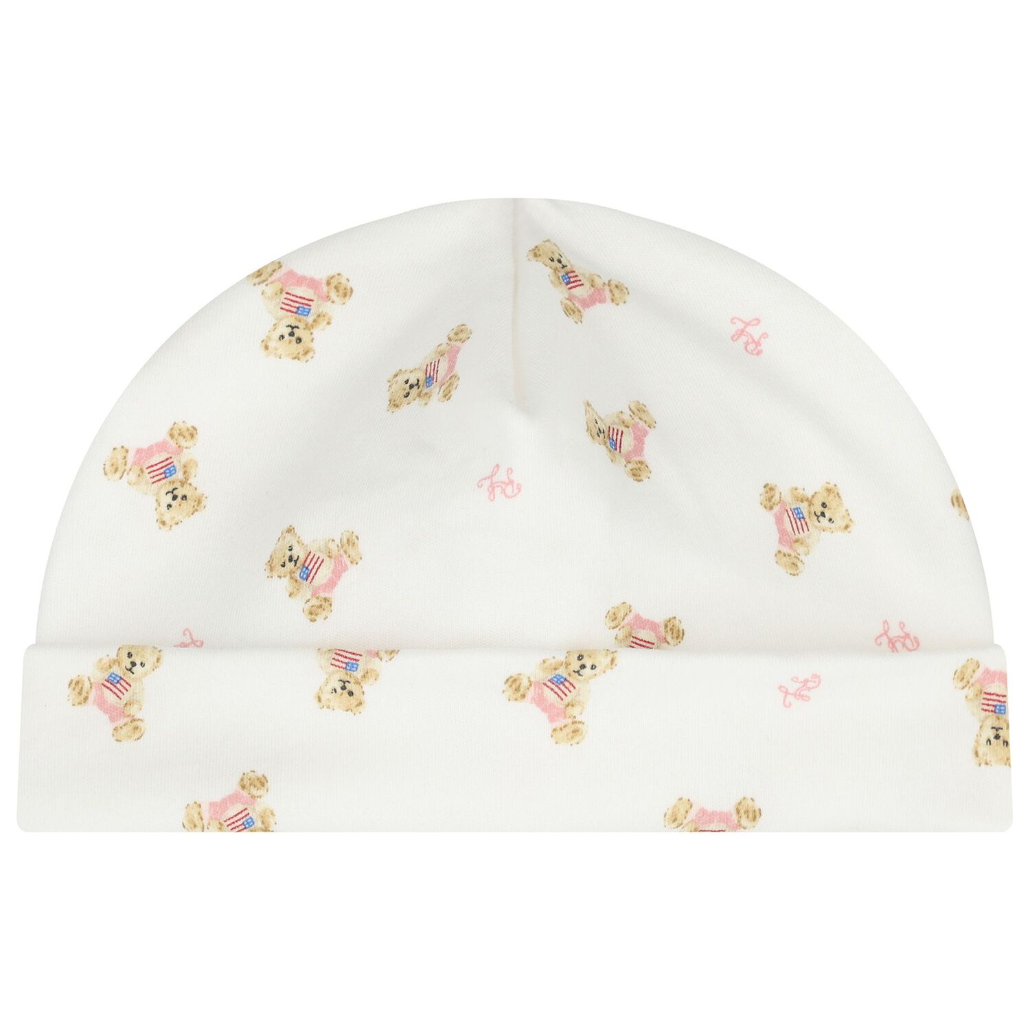 طقم هدايا ملابس اطفال بتصميم دب بولو ابيض للبنات , 1, hi-res