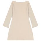 فستان بنات بالشعار باللون الذهبي , 1, hi-res