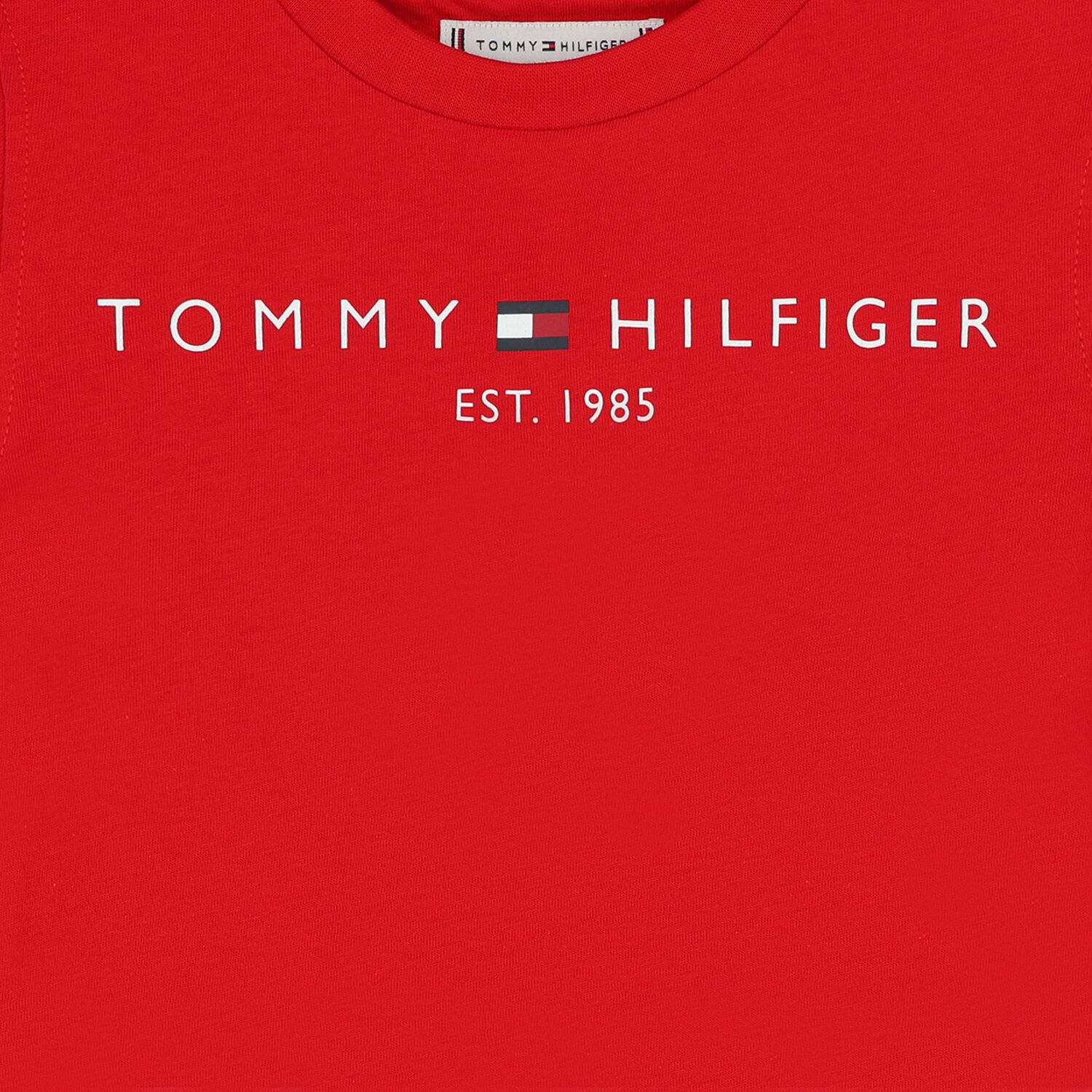 تيشيرت اولاد بالشعار باللون الاحمر , 3, hi-res