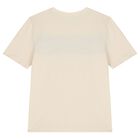 طقم شورت اولاد بالشعار باللون البيج والاسود , 2, hi-res