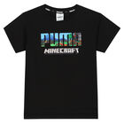 تيشيرت بالشعار باللون الأسود للأولاد, 2, hi-res