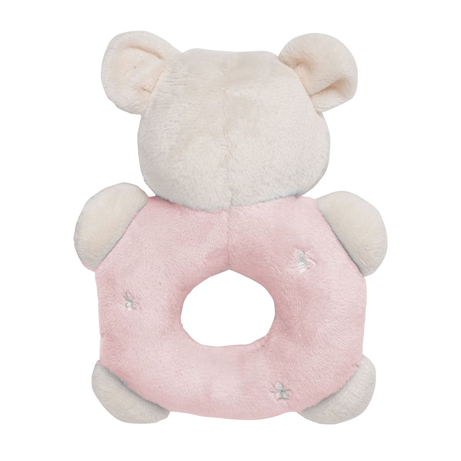 Baby Girls Pink Bear Rattle Toy, 2, hi-res