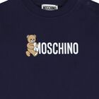 Younger Navy Blue Teddy Bear Logo Sweatshirt, 2, hi-res