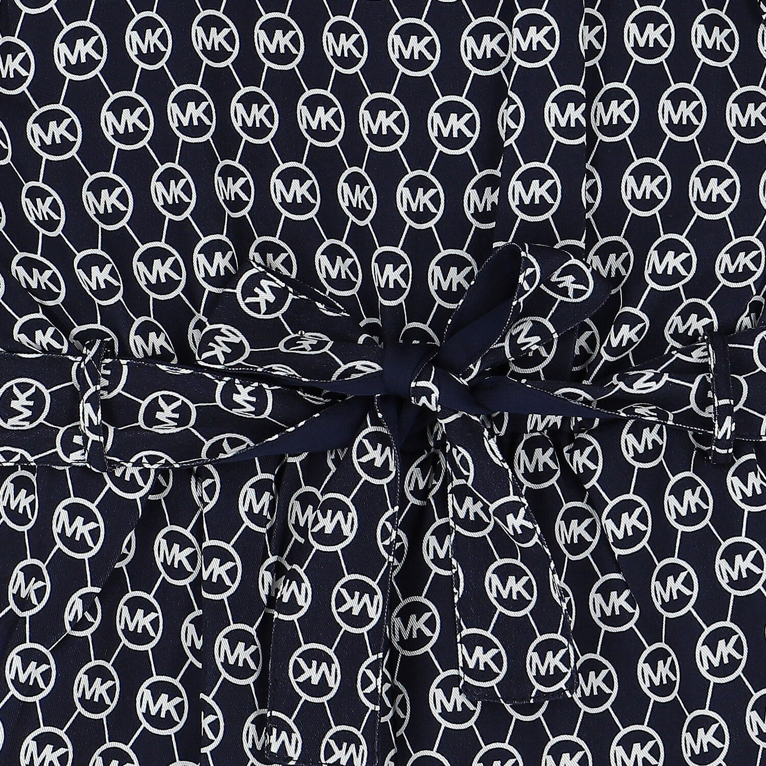 بلاي سوت بالشعار باللون الكحلي للبنات, 1, hi-res