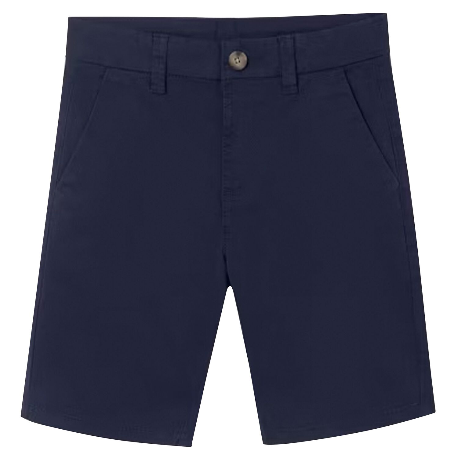 Boys Navy Blue Chino Shorts, 3, hi-res image number null