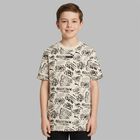 Boys Beige Logo T-Shirt, 2, hi-res