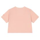 Girls Pink Logo Bike Shorts Set, 1, hi-res