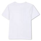 Boys White Logo T-Shirt, 1, hi-res