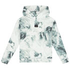 Blue & White Tie Dye Logo Hooded Top, 1, hi-res