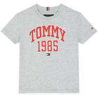 تيشيرت بالشعار باللون الرمادى للاولاد, 3, hi-res