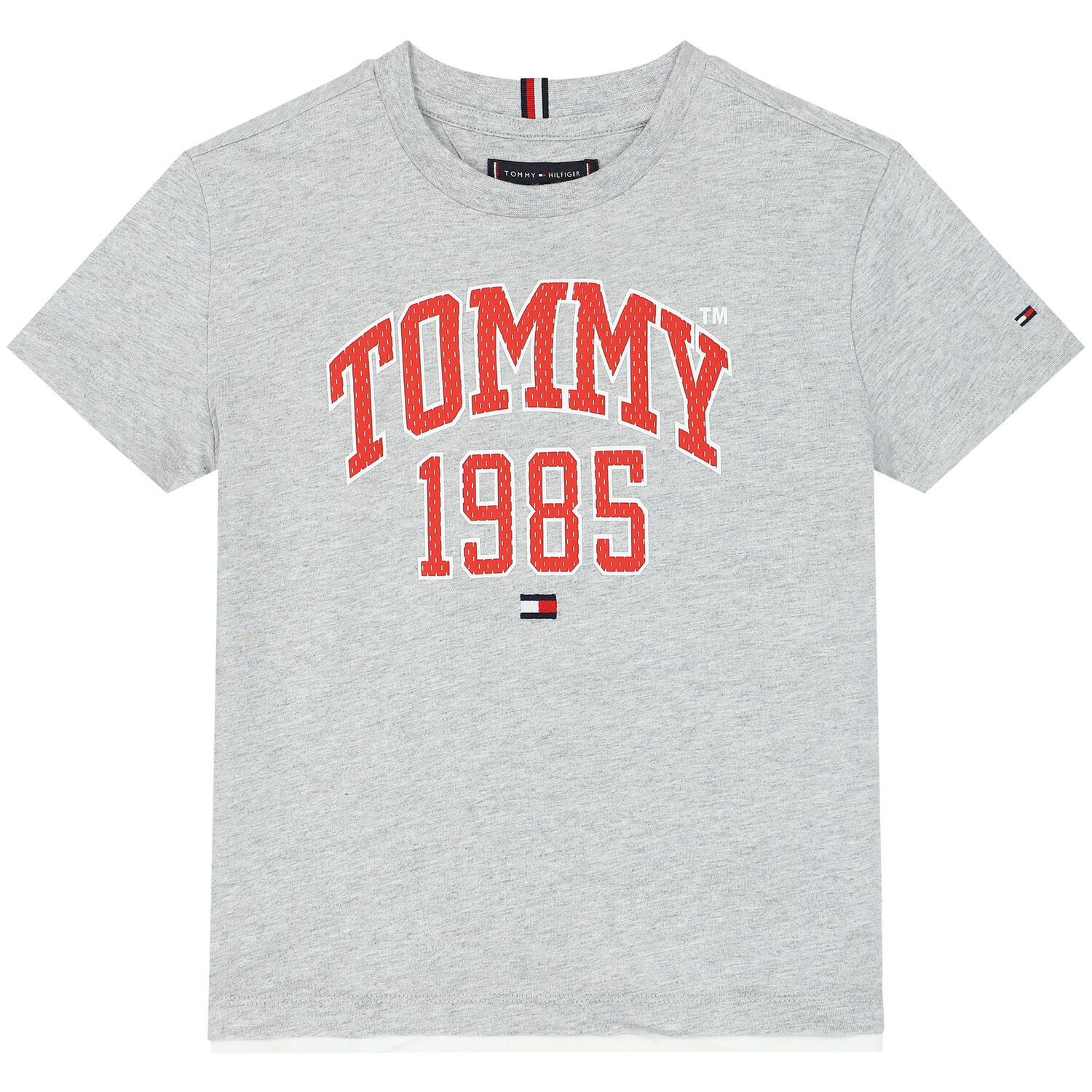 تيشيرت بالشعار باللون الرمادى للاولاد, 3, hi-res image number null