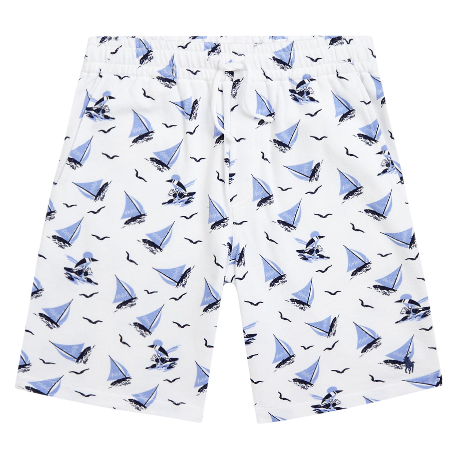 Boys White Logo Shorts, 1, hi-res image number null