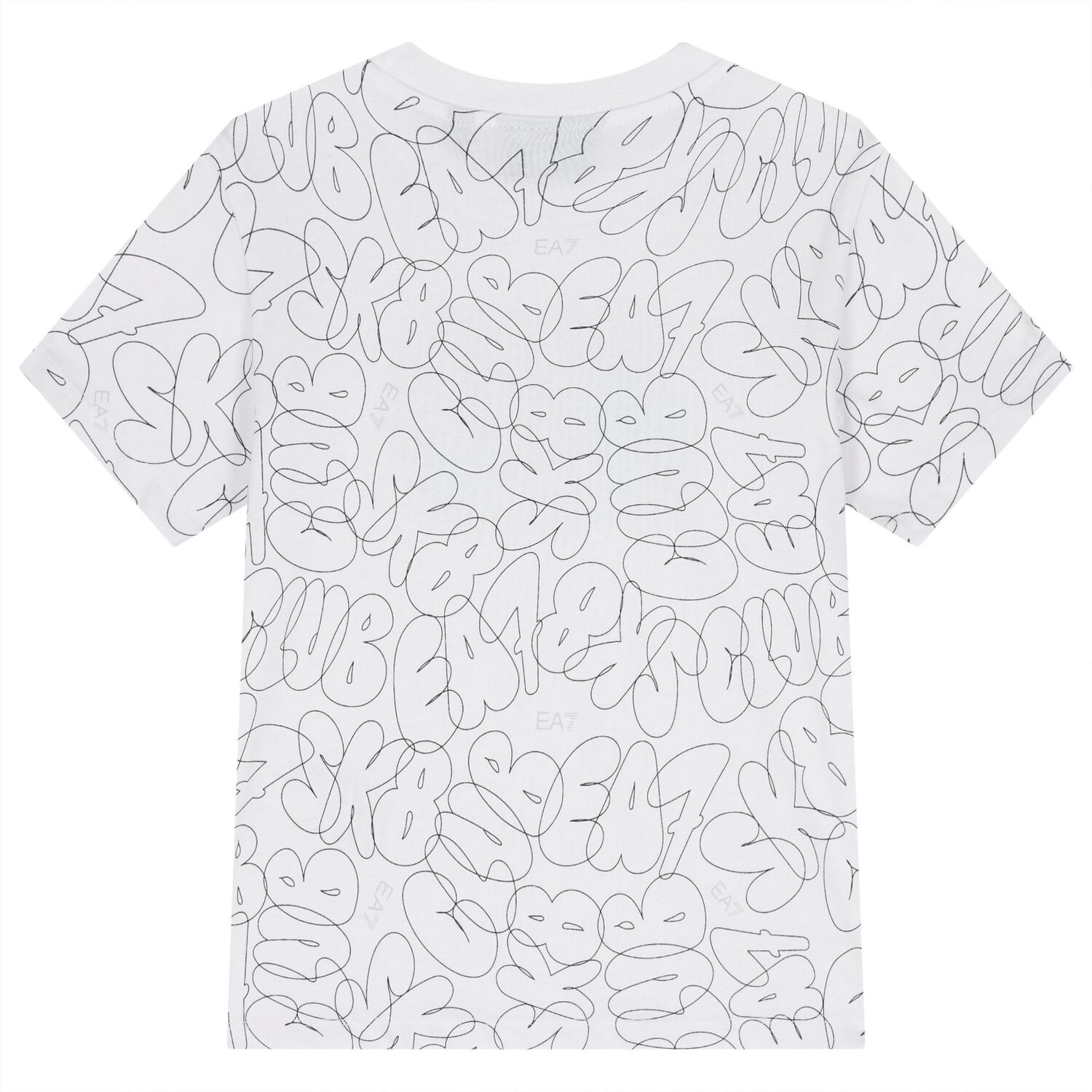 Boys White Logo T-Shirt, 1, hi-res