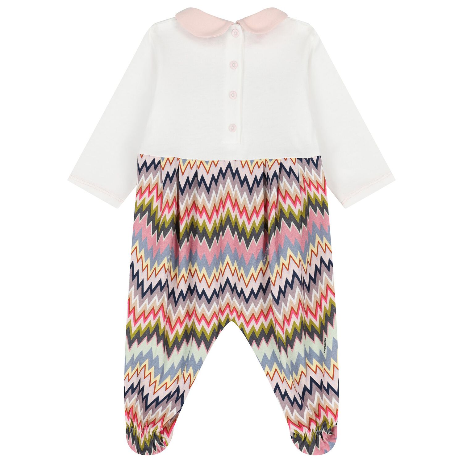 Baby Girls Multi-Coloured Zig Zag Babygrow Gift Set, 1, hi-res