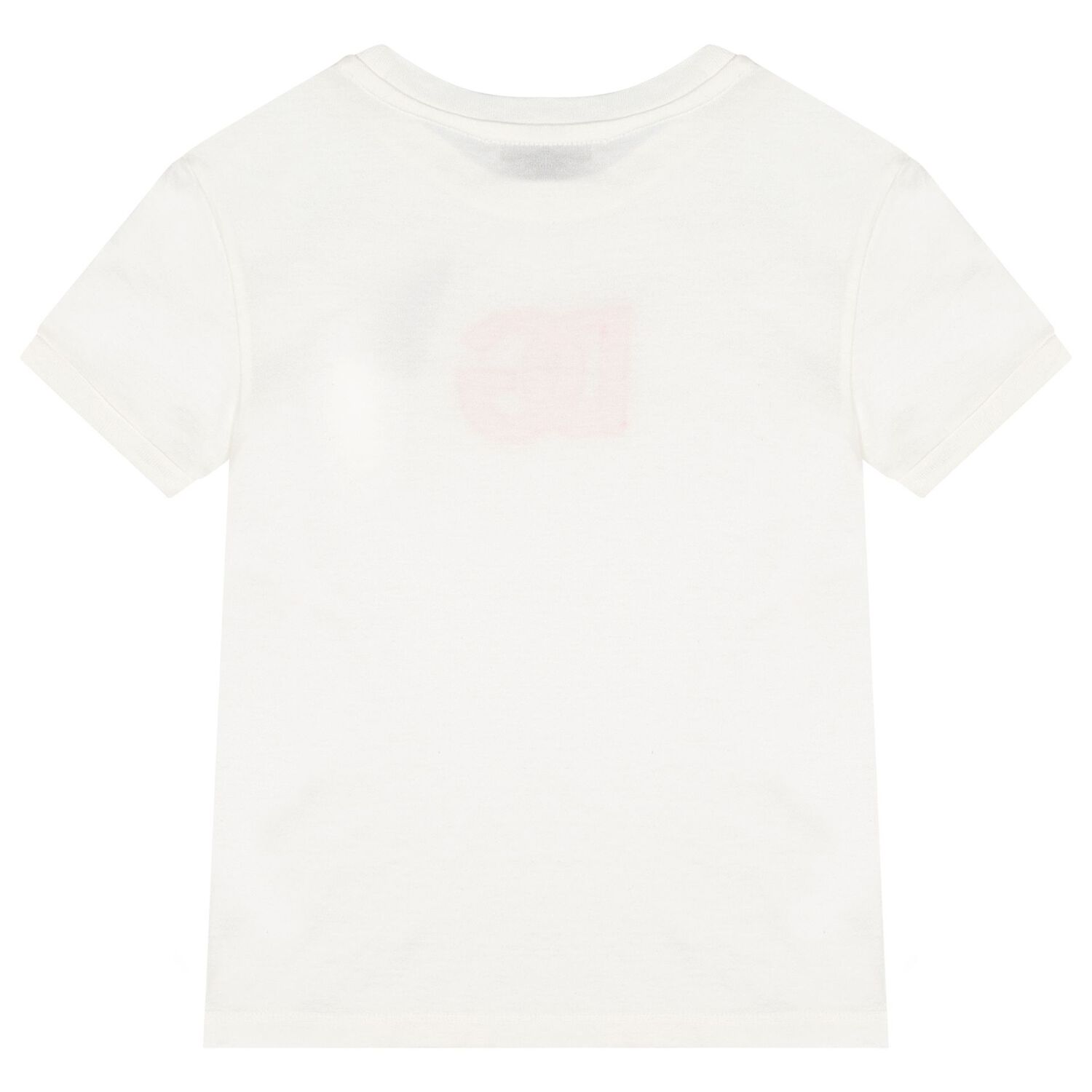 Girls White & Orange Sequin Logo T-Shirt, 1, hi-res