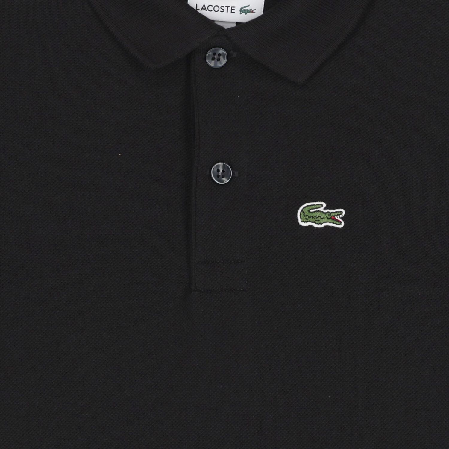 Boys Black Logo Polo Shirt, 2, hi-res image number null