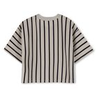 Girls Ivory & Black Tiger Logo T-Shirt, 1, hi-res