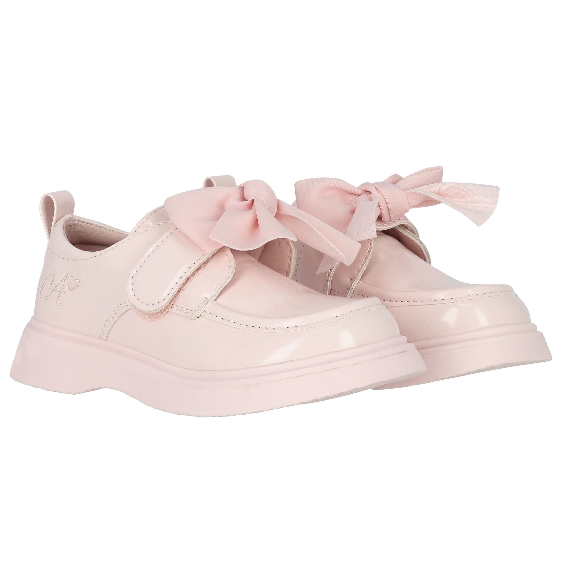 Pink bow trainers sale