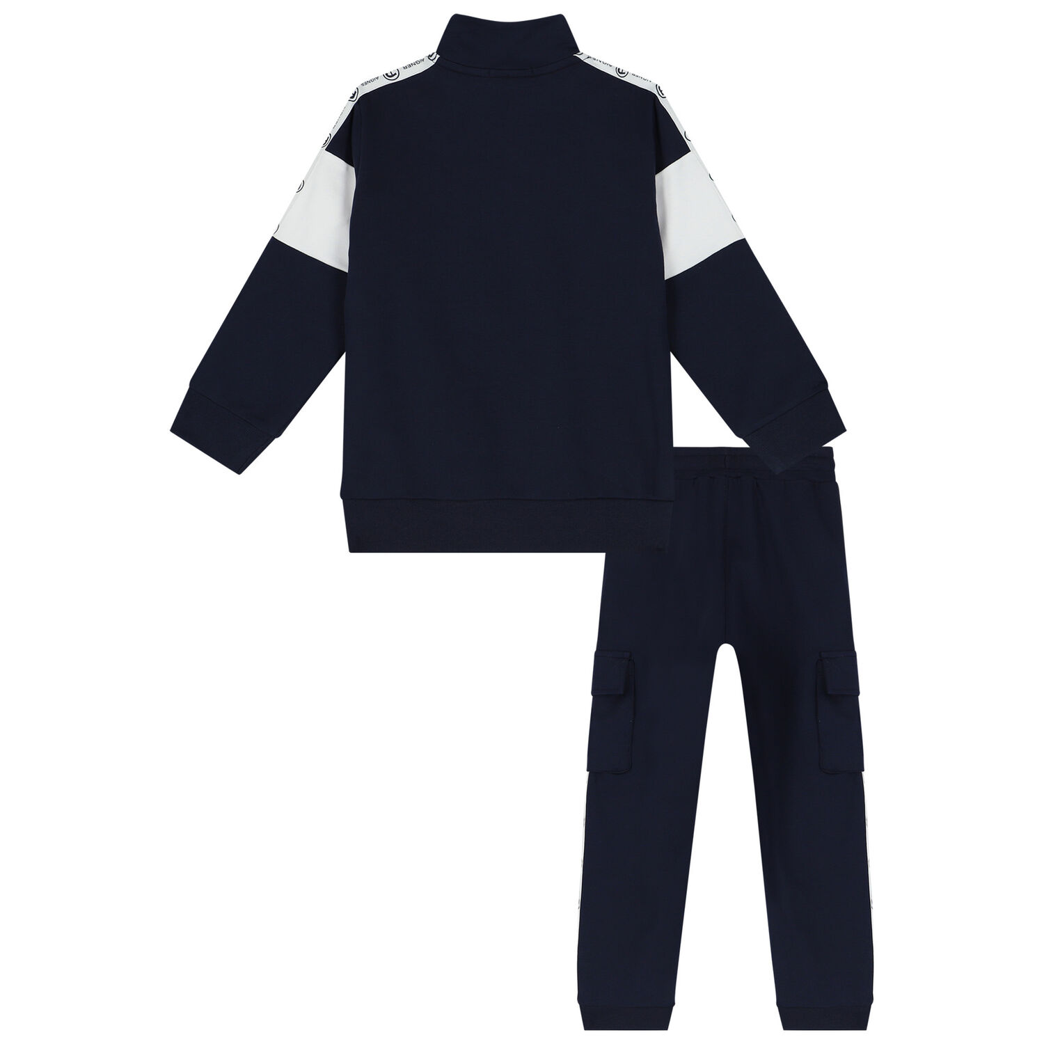 Boys Navy Blue Logo Tracksuit, 1, hi-res image number null