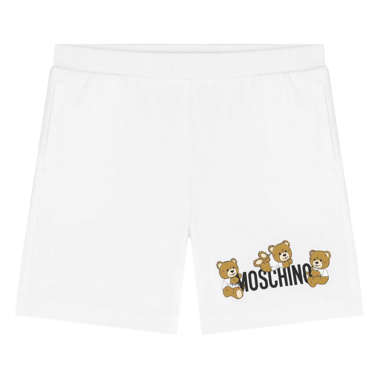 طقم شورت بشعار الدب تيدي باللون الأحمر والأبيض , 6, hi-res