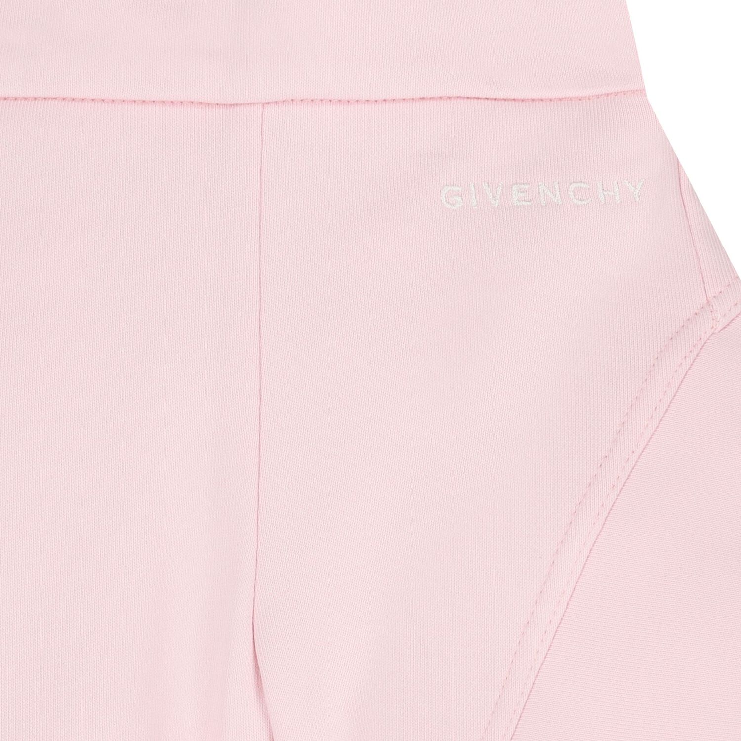 Younger Girls Pink Logo Shorts, 1, hi-res