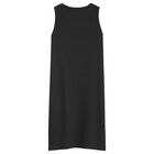 فستان بالشعار باللون الأسود, 1, hi-res