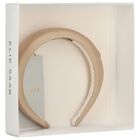 Girls Beige Padded Headband, 1, hi-res
