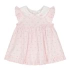 Baby Girls Pink & White Bow Dress Set, 1, hi-res