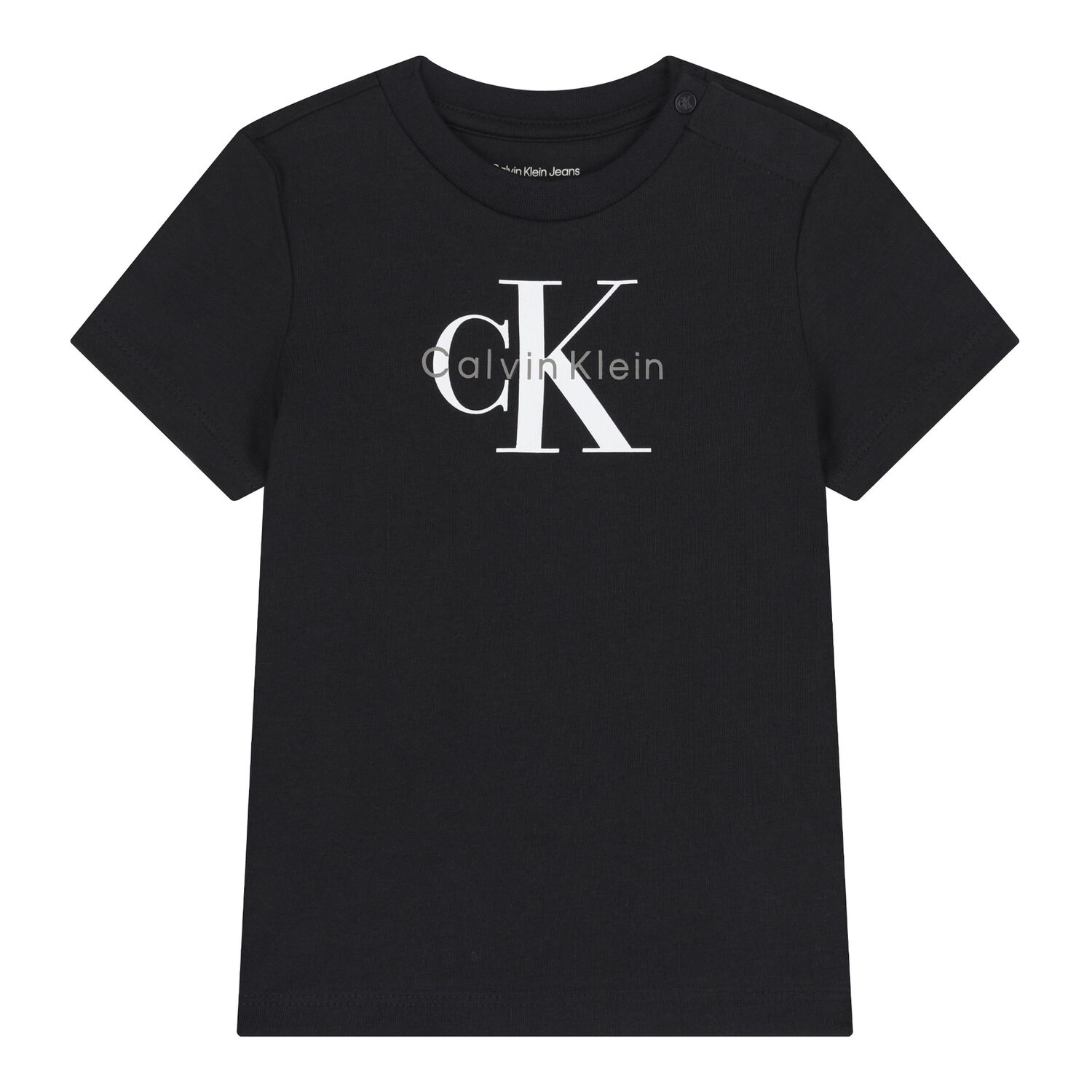 Baby Boys Black Logo T-Shirt, 1, hi-res