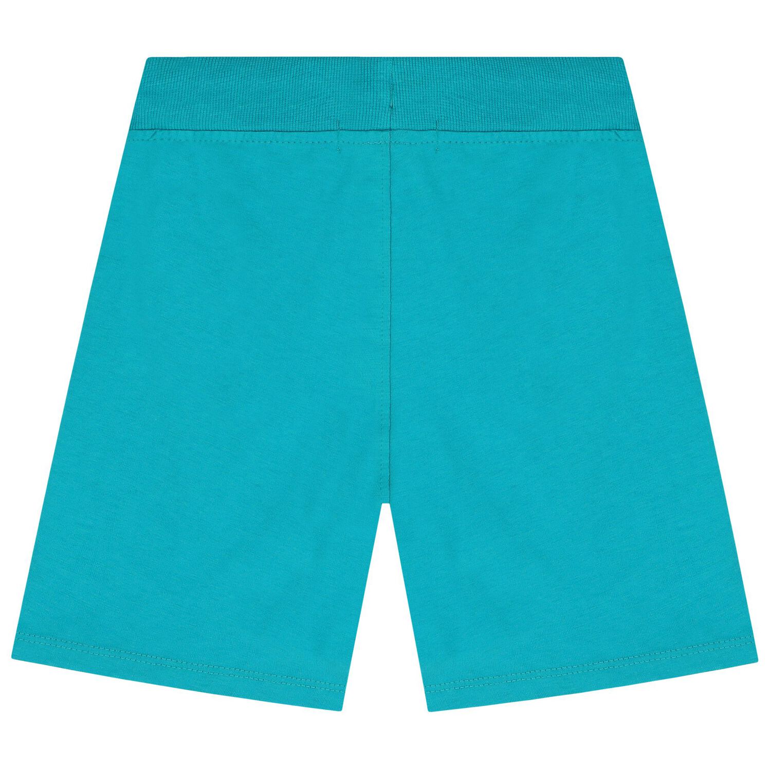Boys Blue Shark Shorts, 1, hi-res