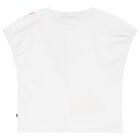 Girls White & Pink Bag T-Shirt, 1, hi-res