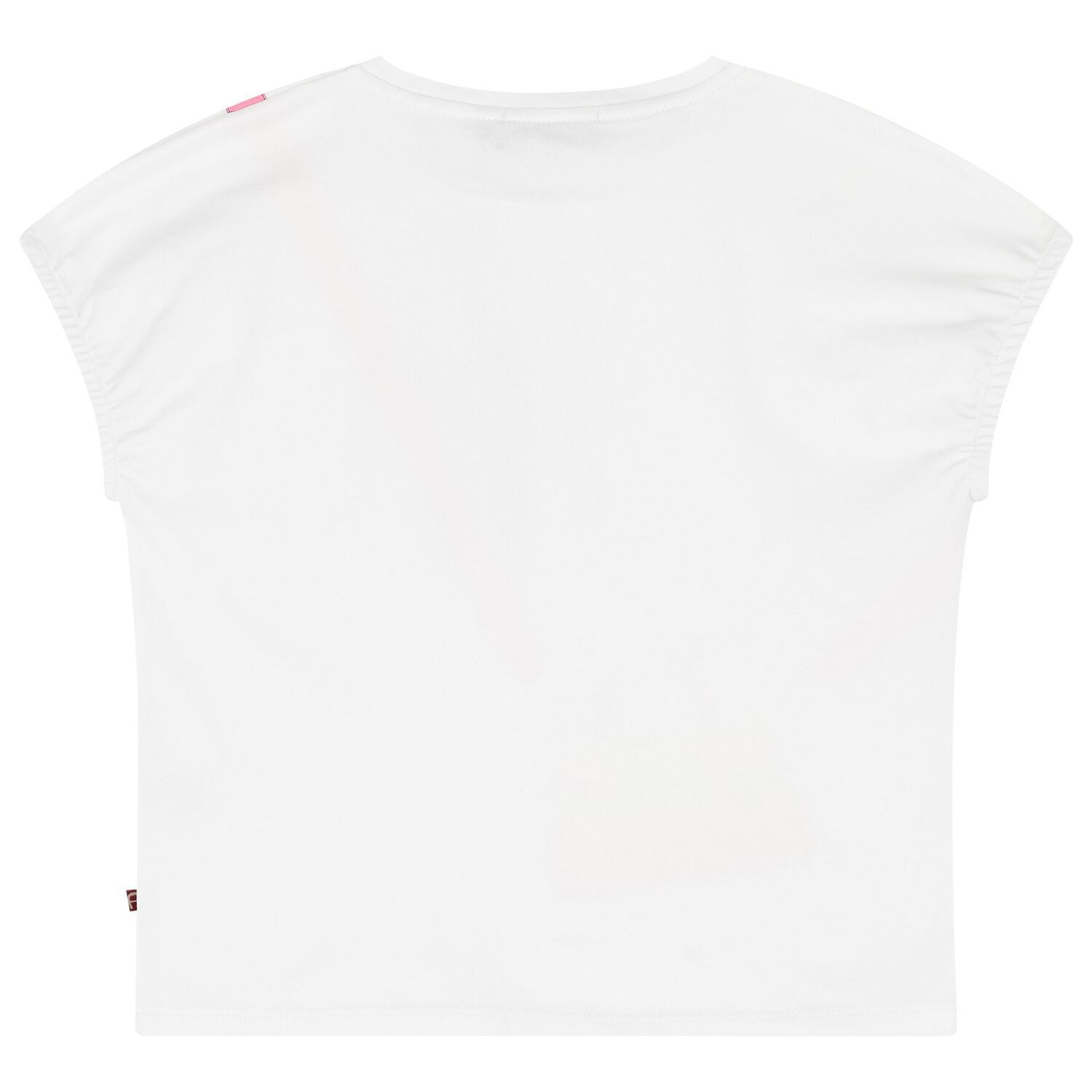 Girls White & Pink Bag T-Shirt, 1, hi-res image number null