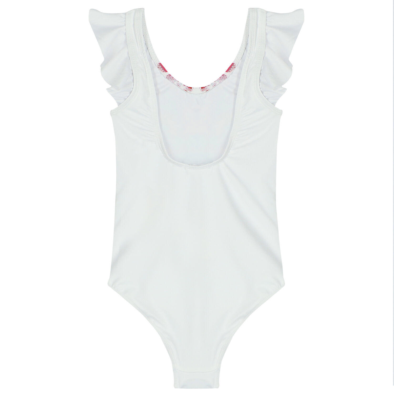 Girls White Floral Swimsuit, 1, hi-res image number null