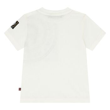Younger Boys Ivory Logo T-Shirt